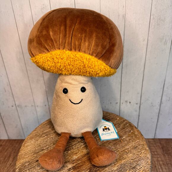 Jellycat Bundle Jellycat Amuseables Mushroom Toadstool Wild Chanterelle Set - Picture 3 of 11